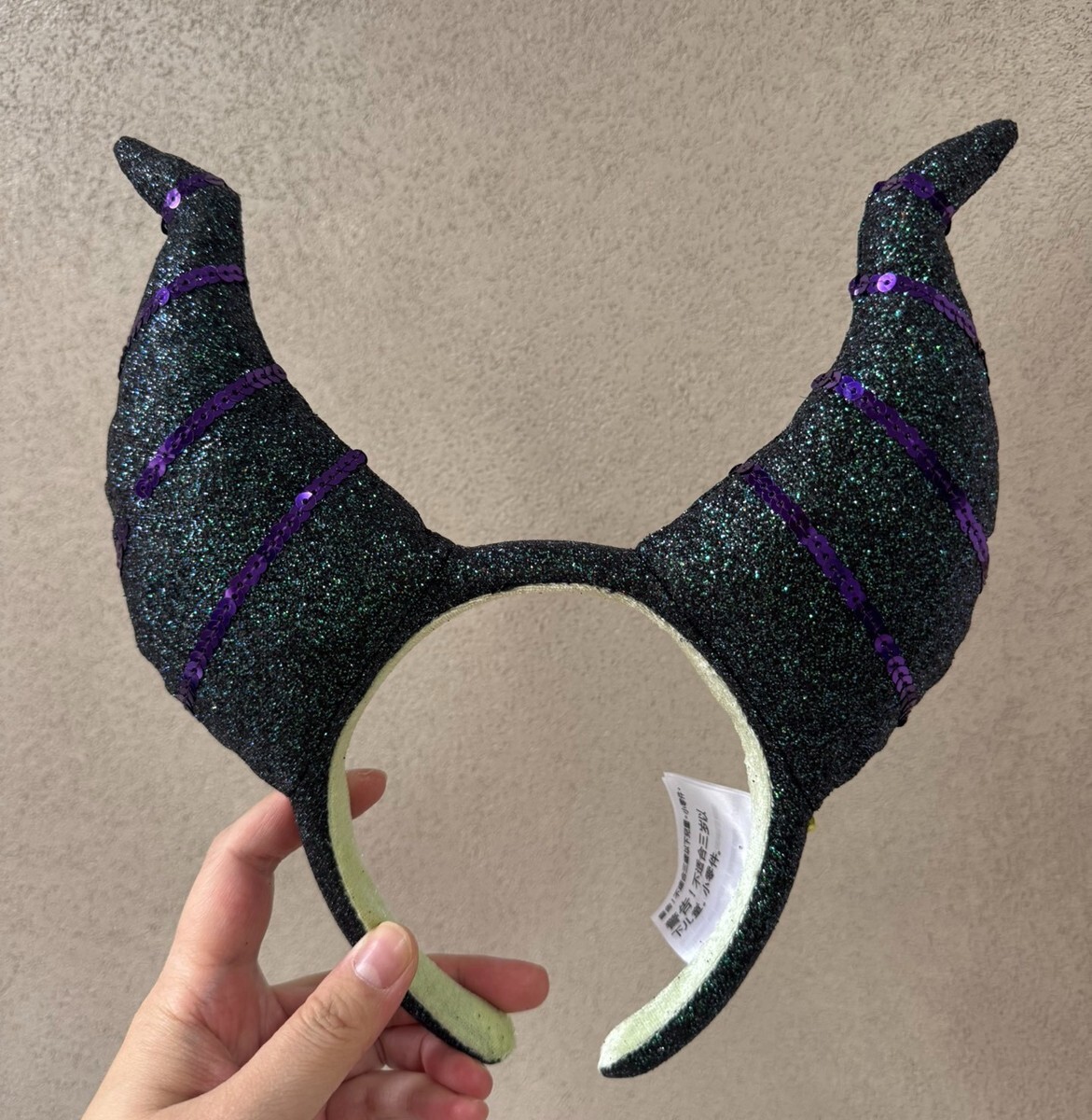Disney 2023 Halloween Maleficent ear Headband gift new
