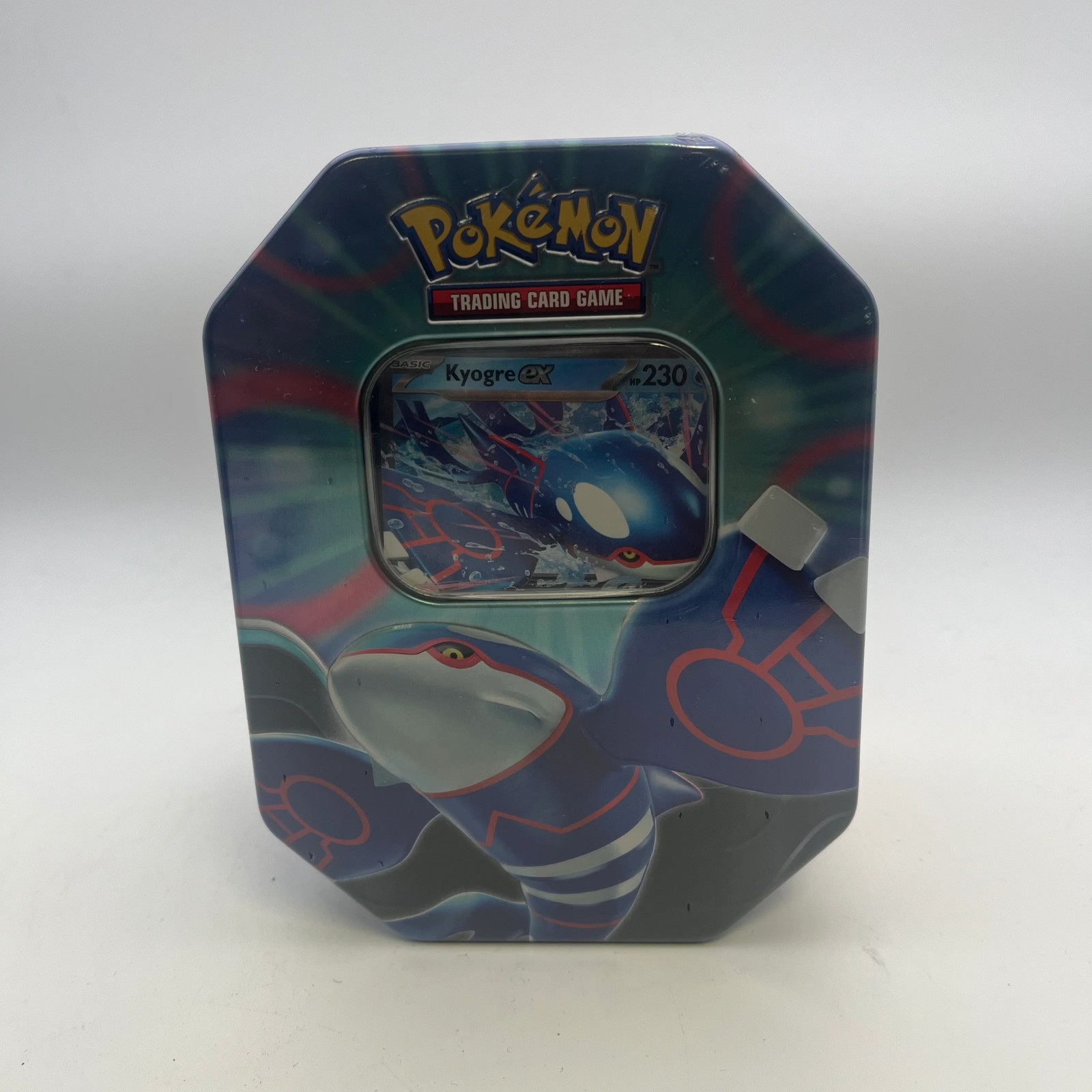 New Pokemon TCG Azure Legends Kyogre ex Mini Tin