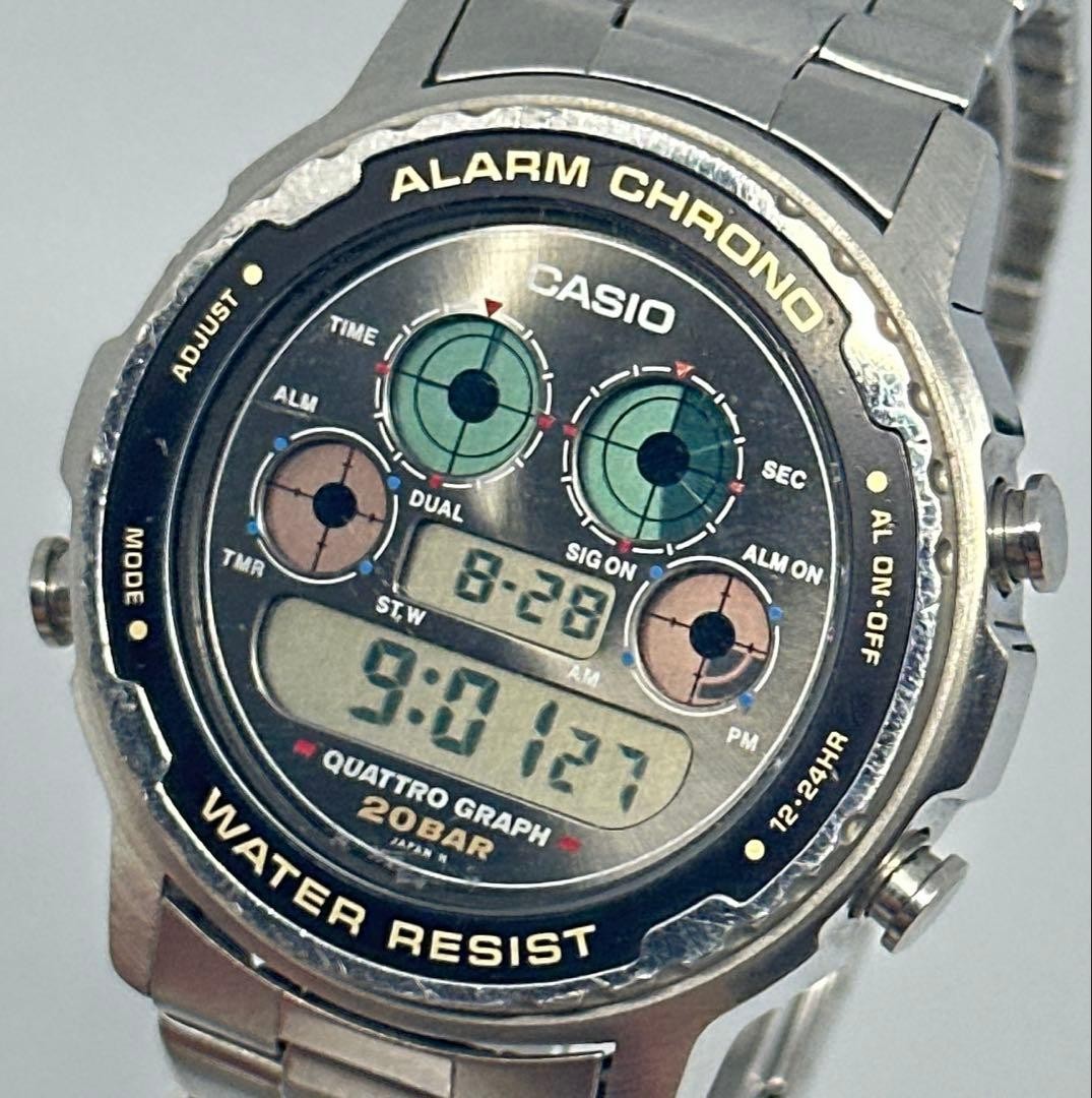 Casio Quattro Graph DW-7300 Digital Wristwatch 20Bar Water Resistant Quartz Casio Quattro Graph DW-7300 Digital Wristwatch 20Bar Water Resistant Quartz
