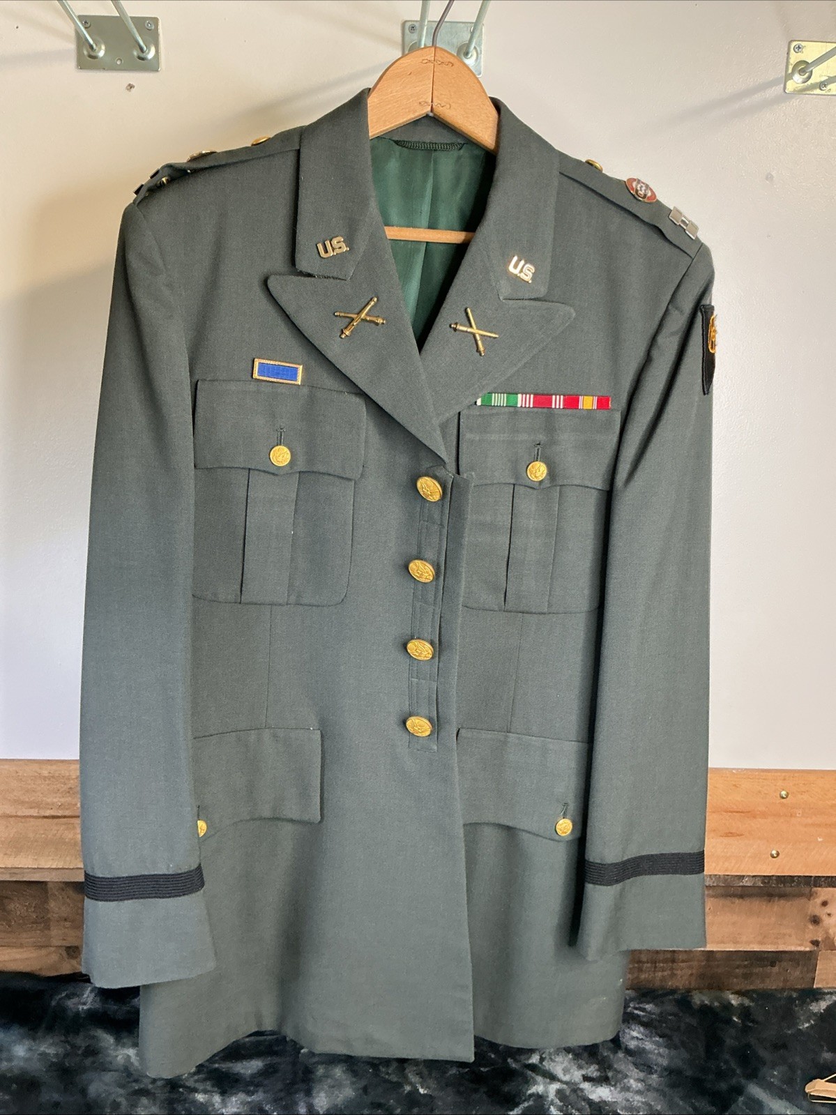 VTG Vietnam Era Rare Army  Captains Class A Uniform