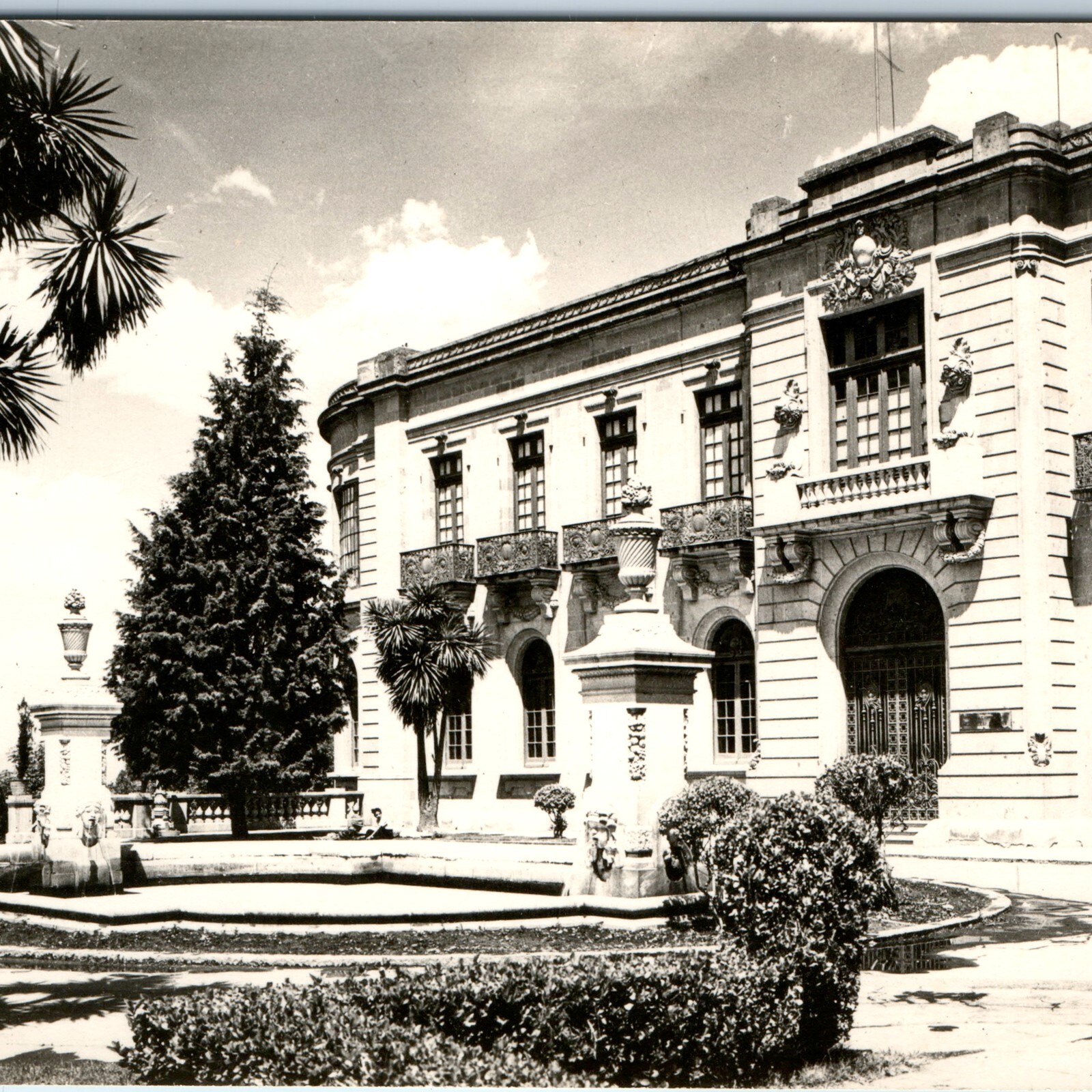 c1940s Mexico City, Mexico Castillo Chapultepec Castle RPPC Real Photo Postcard