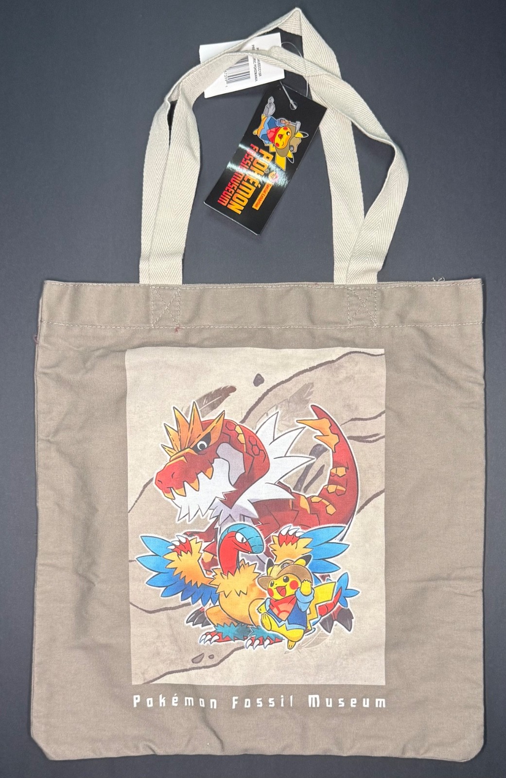 Field Museum Pokemon Fossil Exhibit Tote Chicago Exclusive New