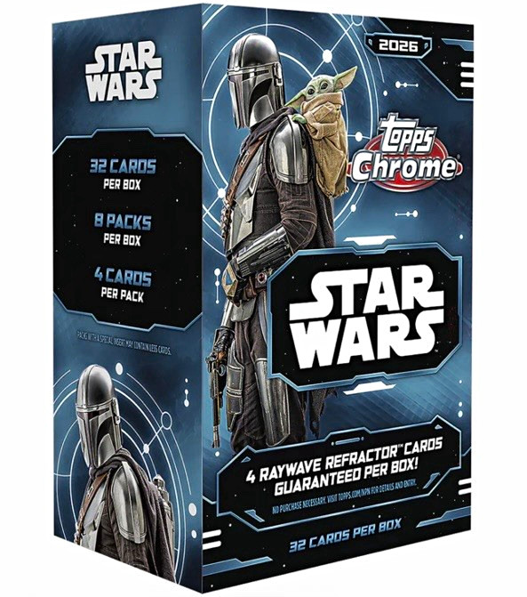 2026 Topps Chrome Star Wars Factory Sealed Value Box