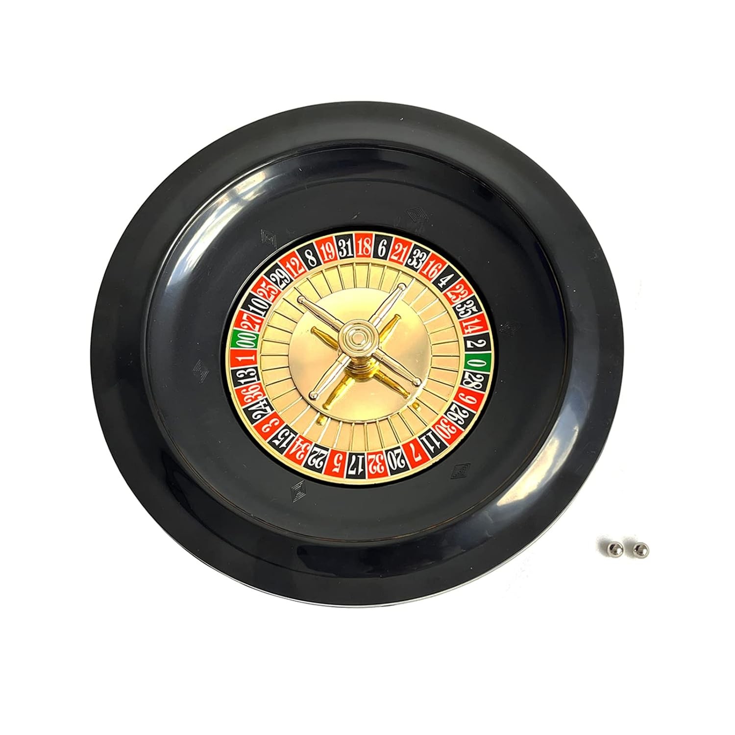 10 Inch Large Vintage Style Giant Roulette Wheel Game Board Table