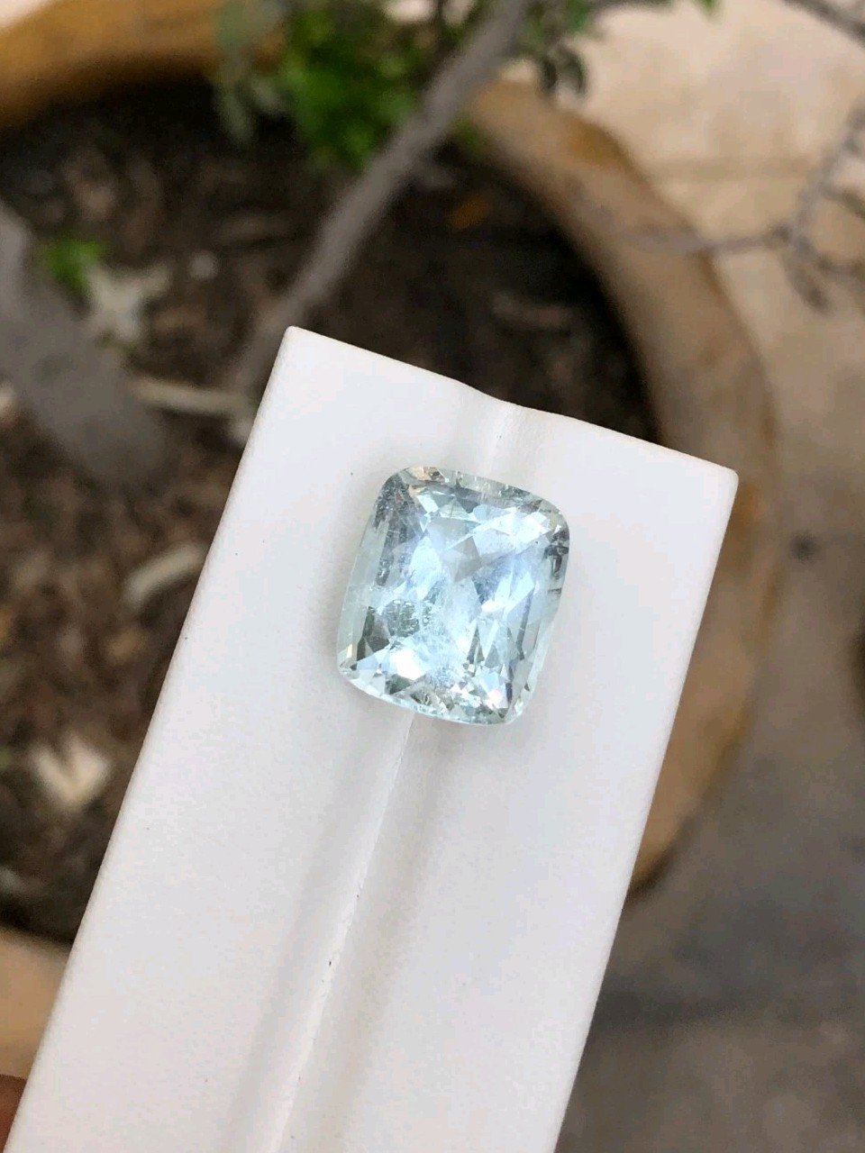 15 Ct Natural Aquamarine Cushion Cut Loose Gemstone Sky Blue Beryl Pakistan