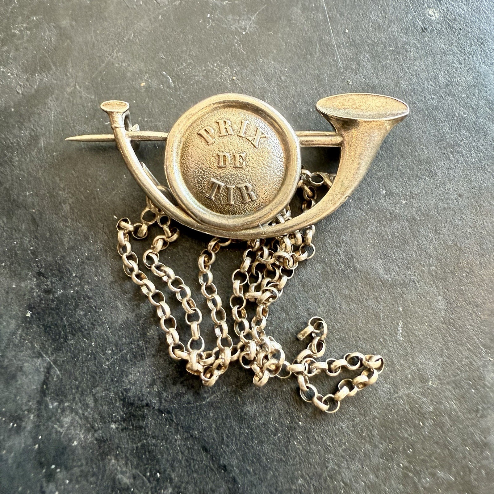 Pre WW1 Sterling French Chasseurs Alpine Shooting Badge Original