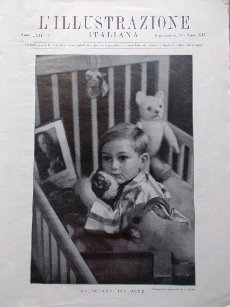 L\'Illustrazione Italiana 6 January 1935 Saar Formosa Respighi Taroni Punta Grave