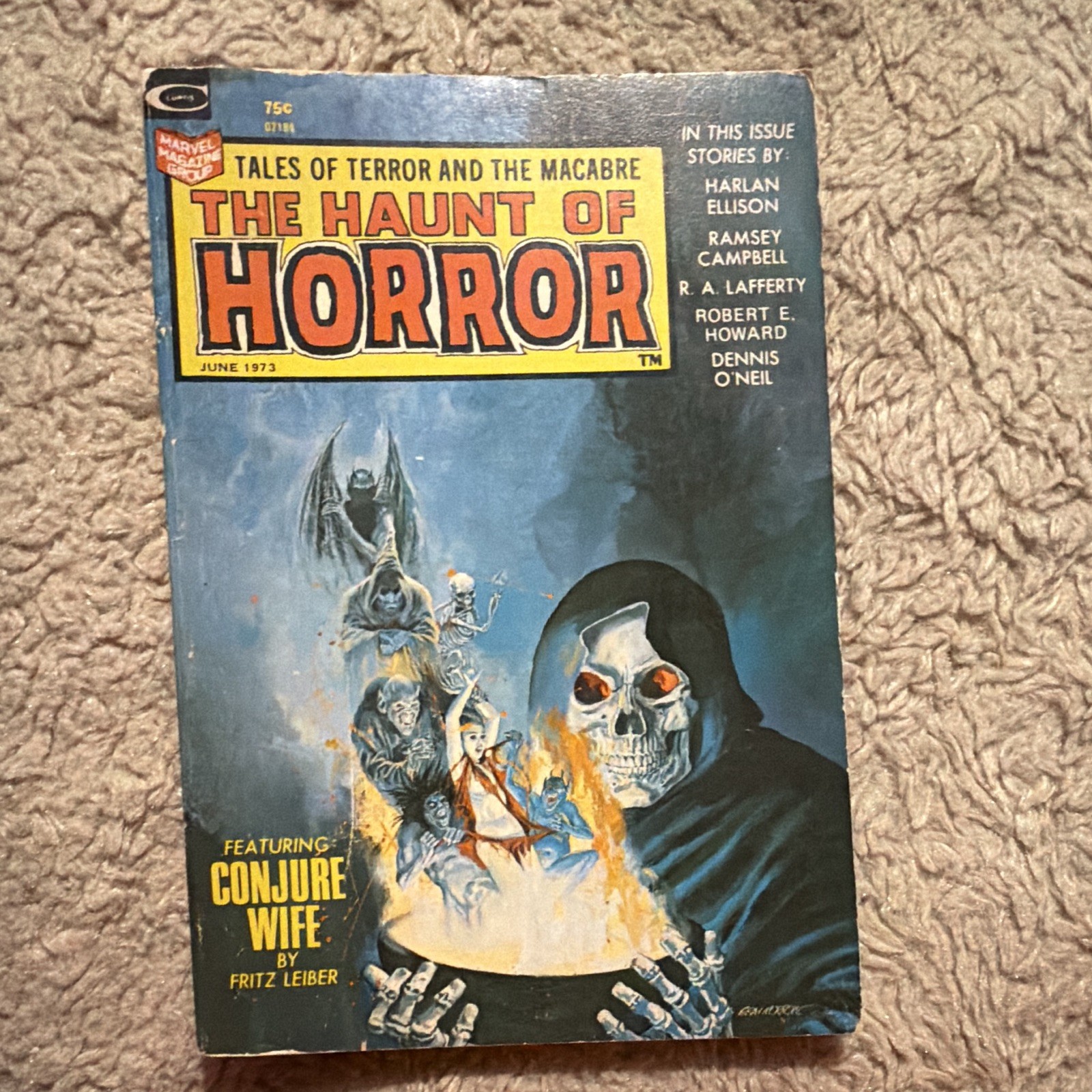 Marvel Comics Group The Haunt of Horror Vol 1 #1 June 1973 Illustrated Horror