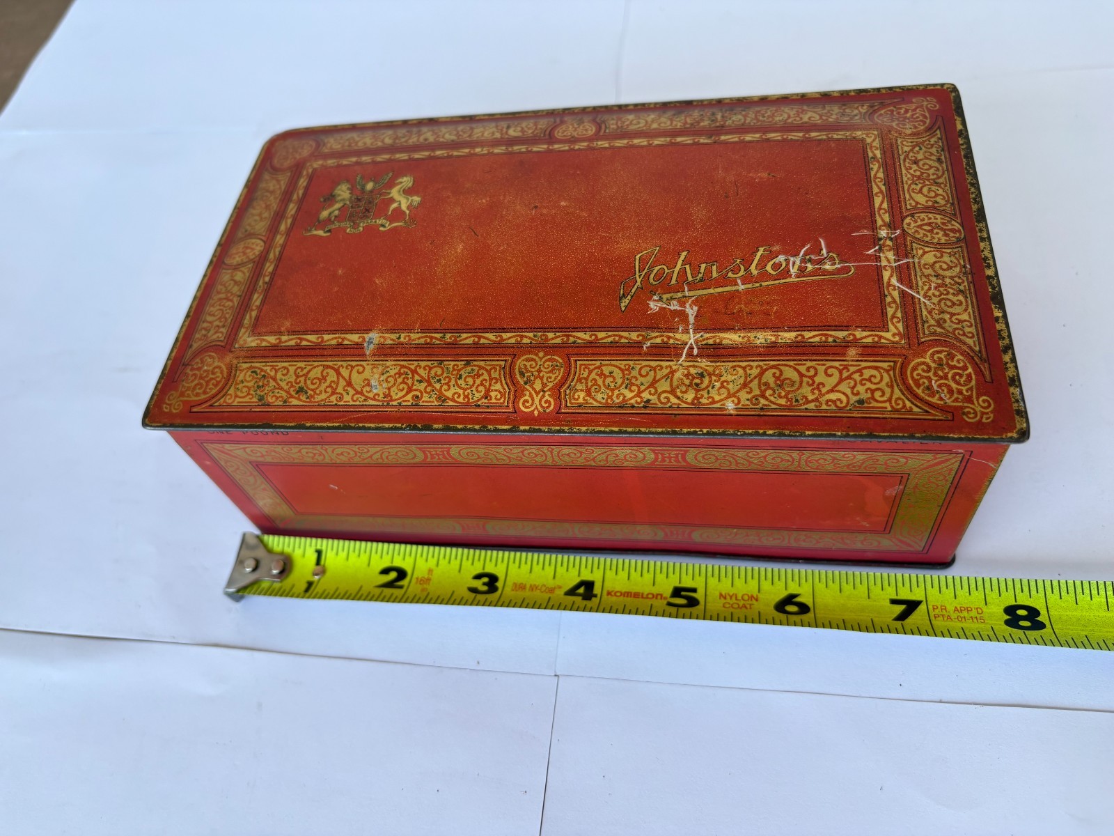 Vintage Johnston’s Chocolates,  Tin Box