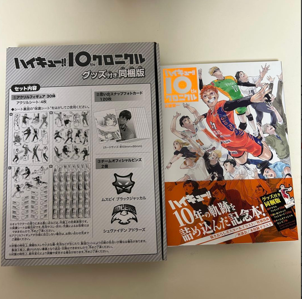 Haikyu 10th Chronicle Deluxe Edition with Goods