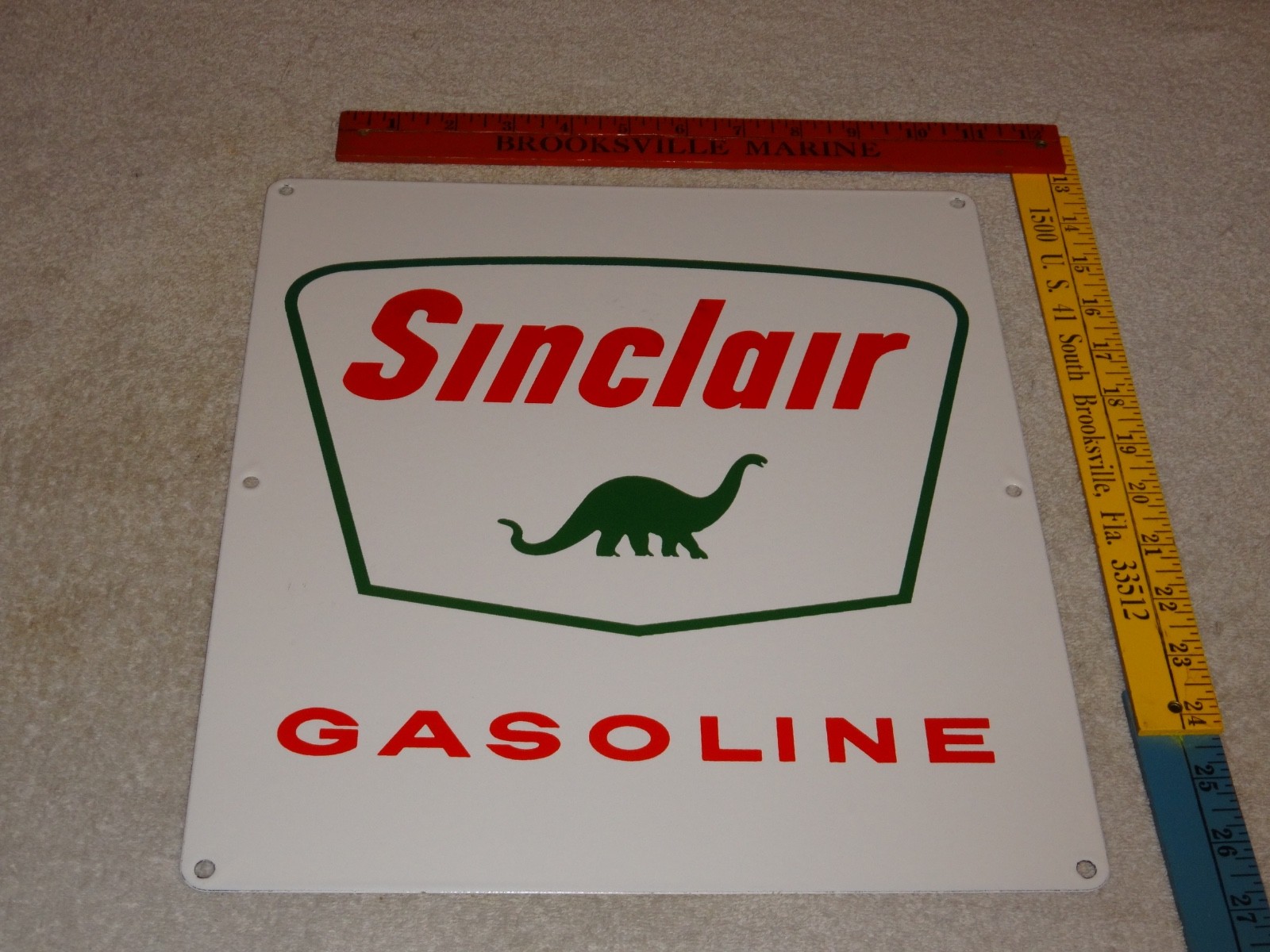 VINTAGE NOS SINCLAIR GASOLINE DINOSAUR 14\