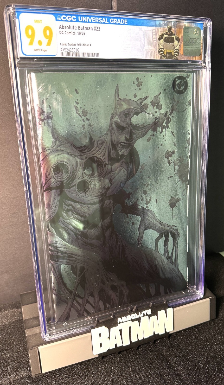 Absolute Batman #23 CGC 9.9 MINT Tyler Kirkham Comic Traders Foil Top Pop