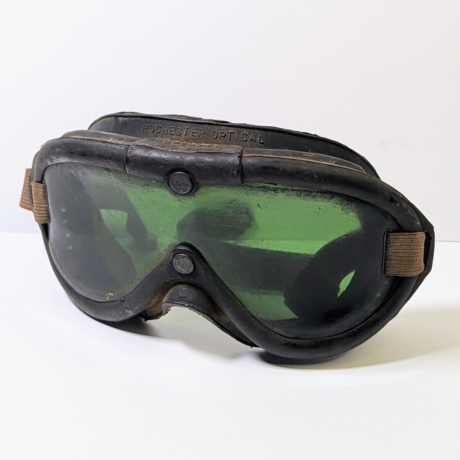 ​VTG WWII USAAF Type B-8 Flying Goggles Rochester Optical US Army Air Force