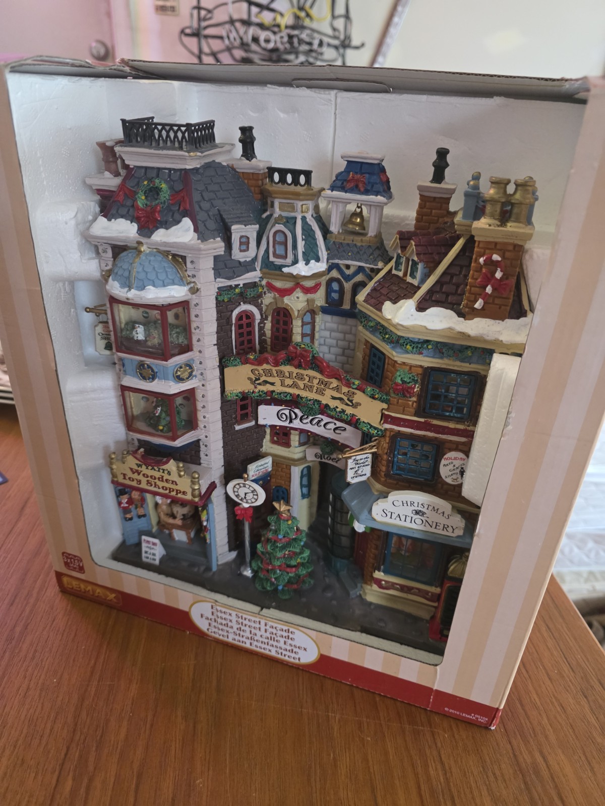 2004 Lemax Essex Street Facade Christmas Lane #05104 Tested w/ Box 