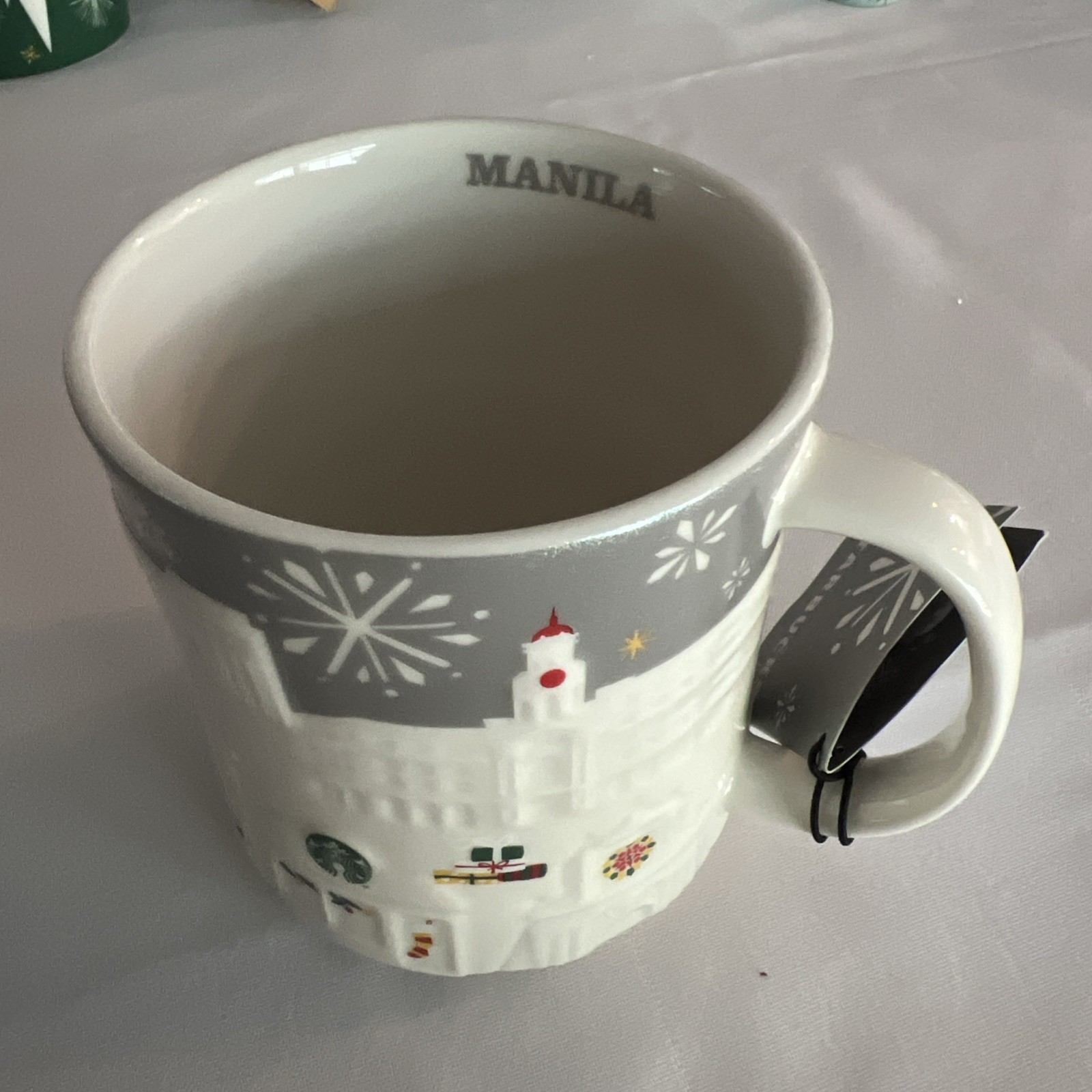 Starbucks Silver Relief Mug Manila - NWT