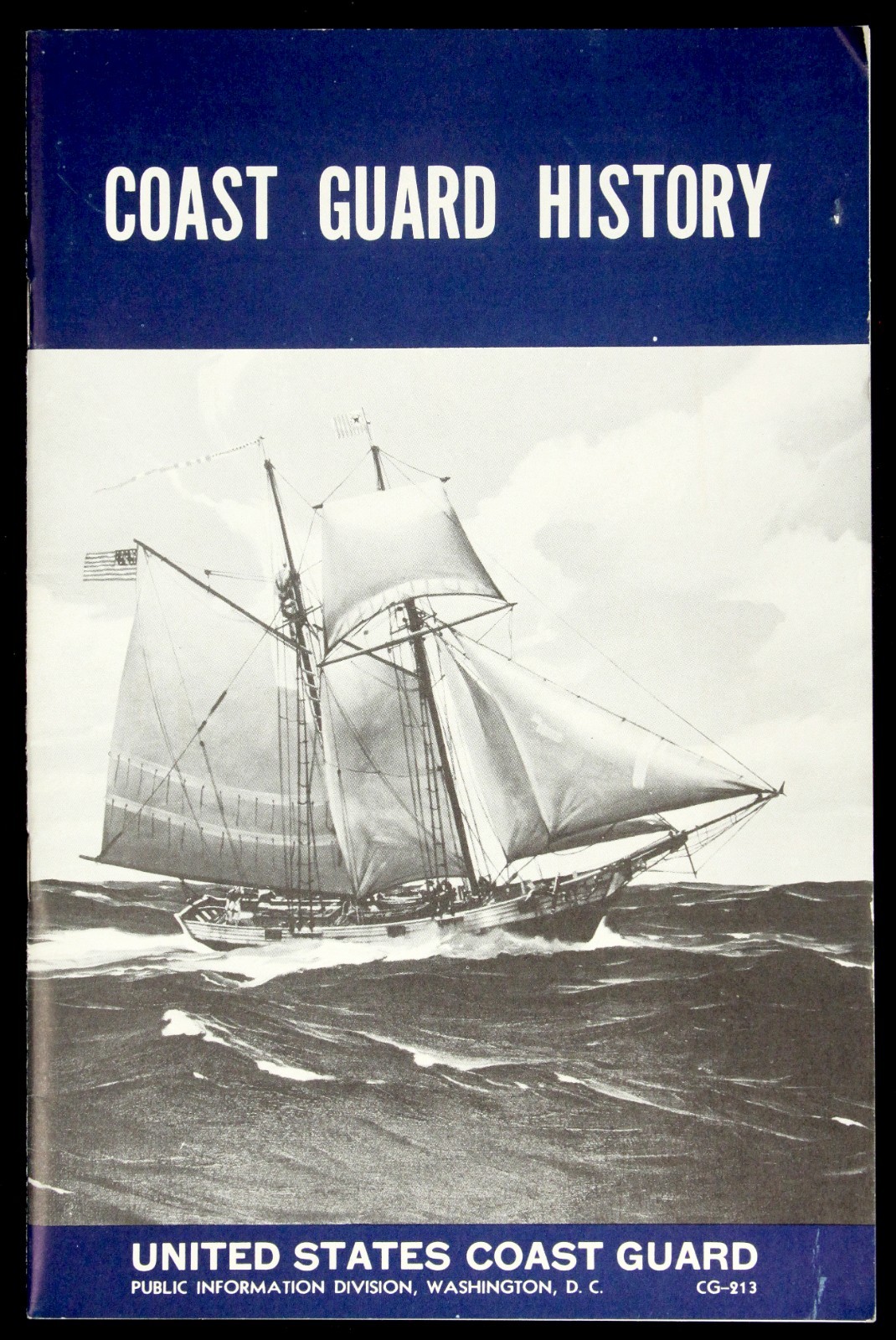 Vintage 1958 Book Coast Guard History Public Information Division CG-913 Old