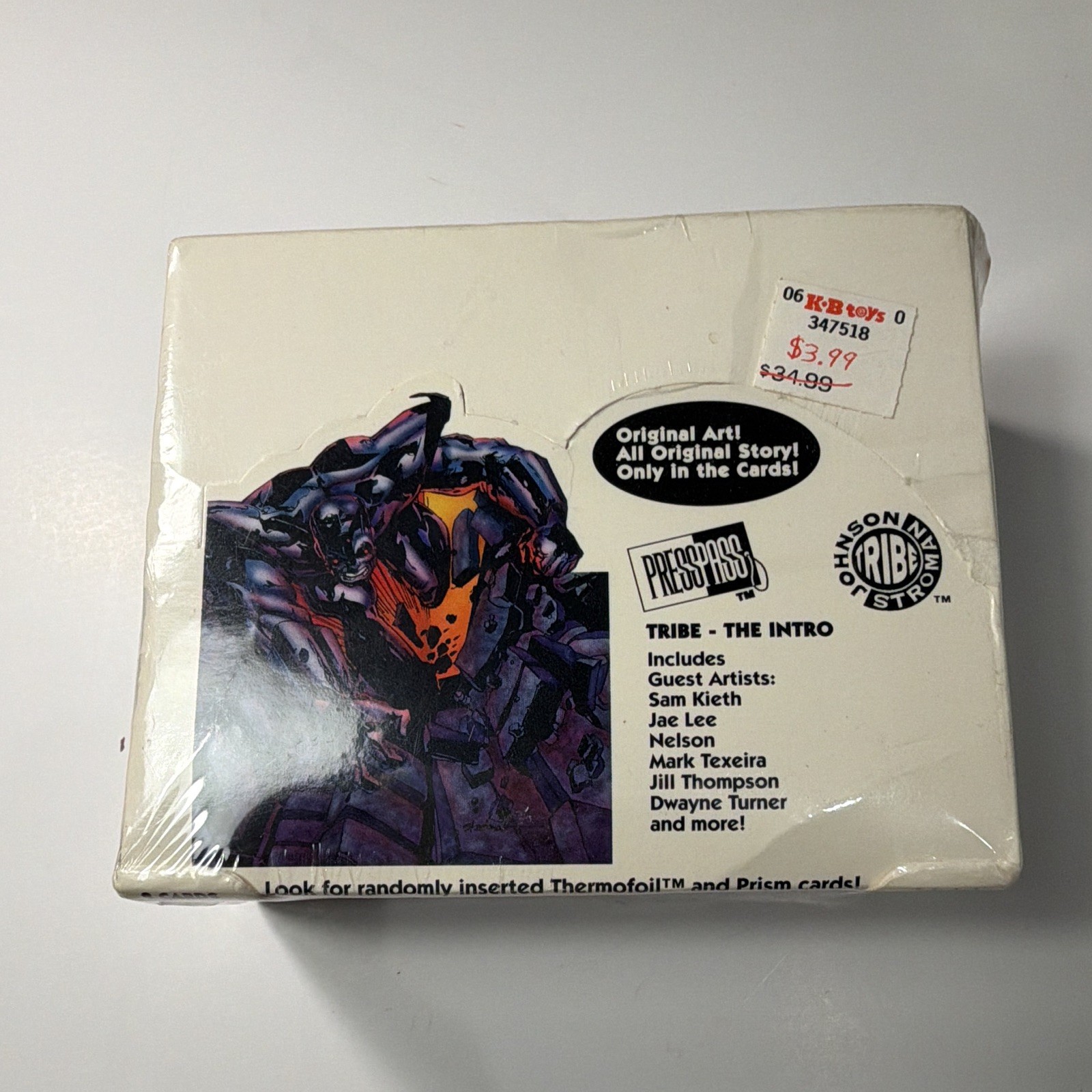 Vintage 1993 Press Pass TRIBE: The Intro Factory Sealed Trading Card Box