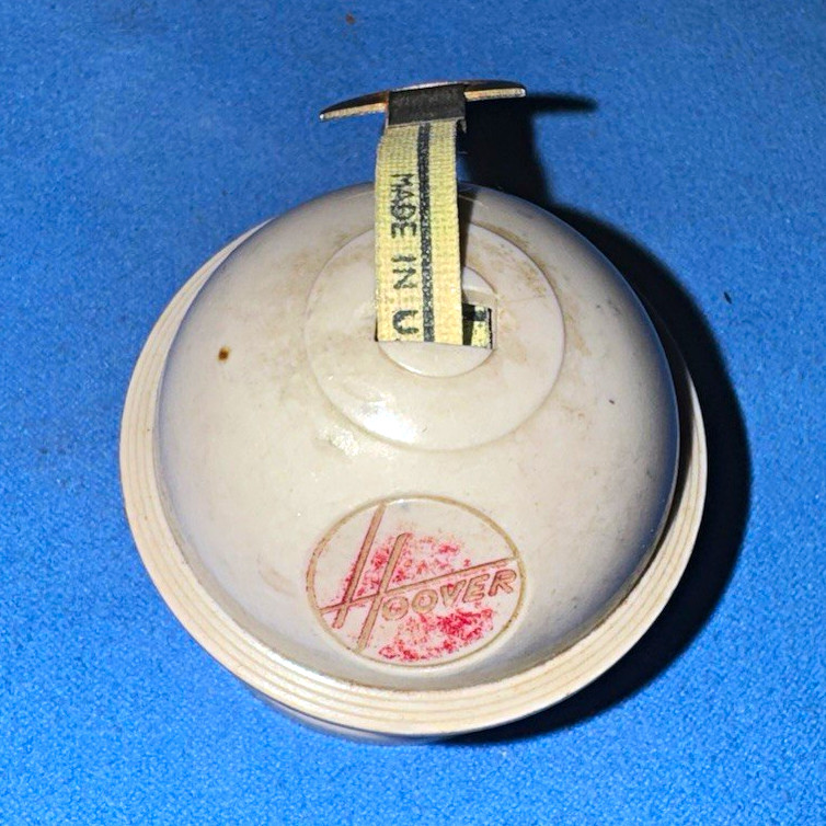 RARE Vintage 1950's Tape Measure Hoover Vacuum Mini Plastic Canister Advertising