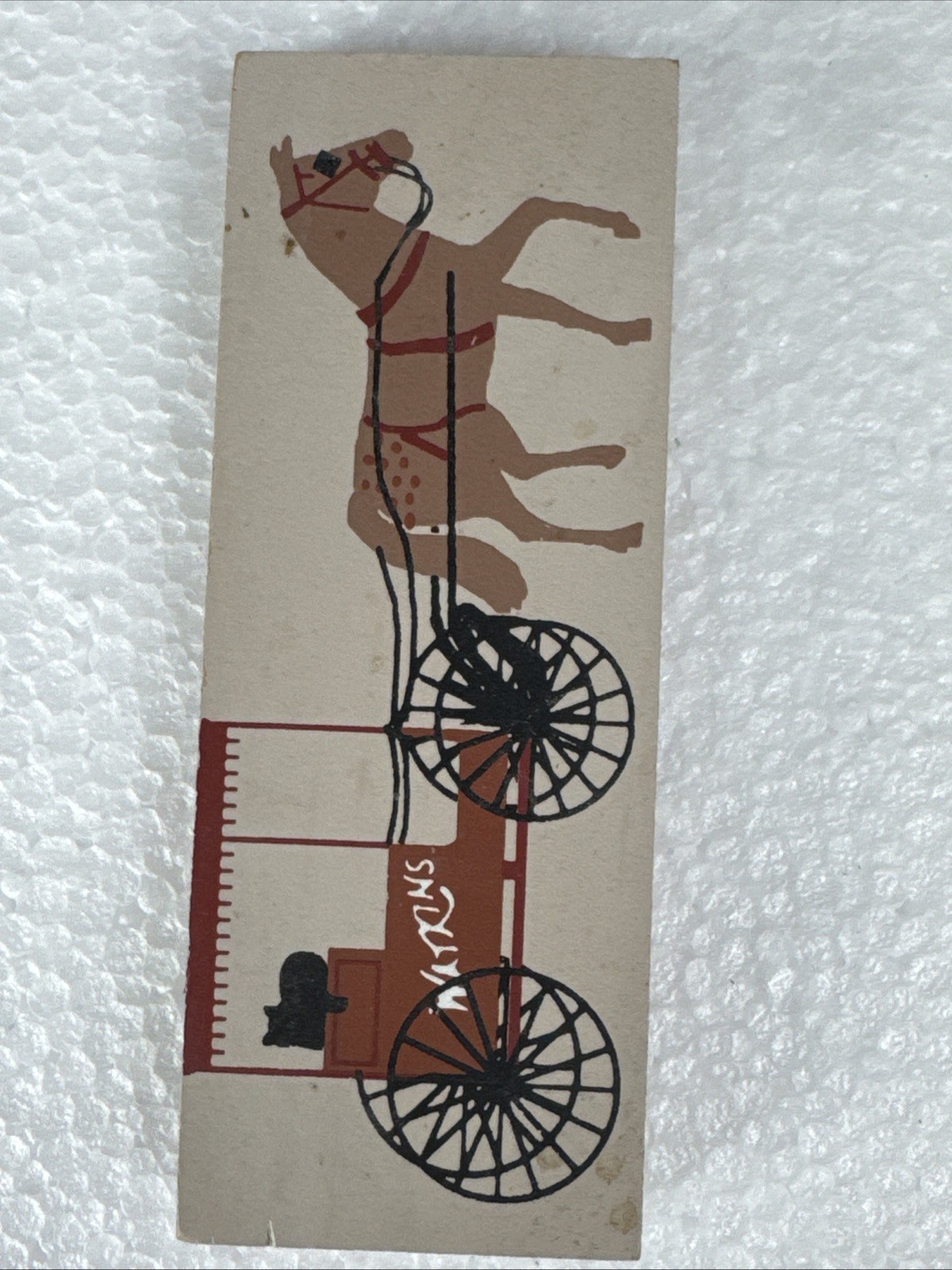 The Cat’s Meow Watkins Horse Carriage 1990s wood shelf sitter country decor