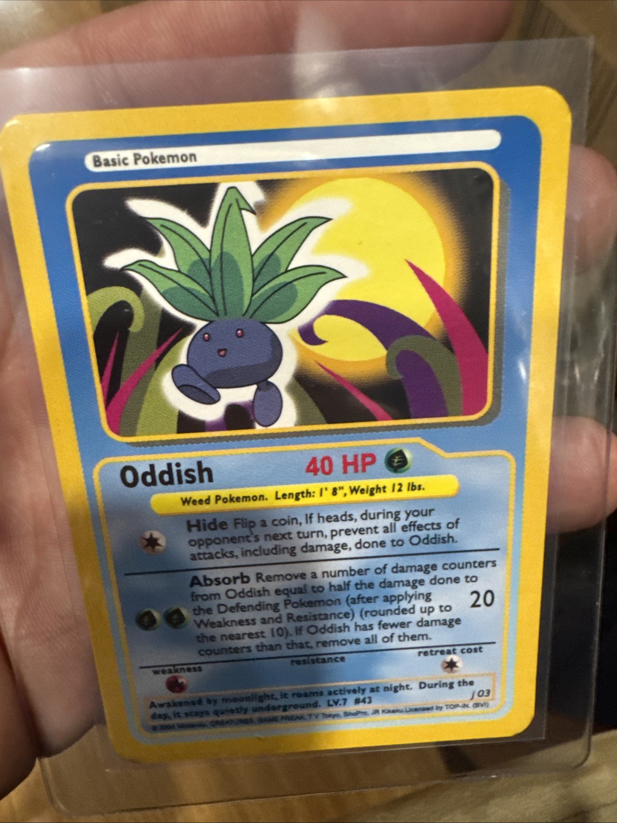 Oddish Funskool Pokemon India single card