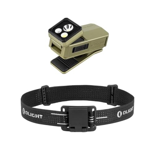 OLIGHT Oclip 2 Ultra EDC Rechargeable Flashlight Clip Light Bundle with...