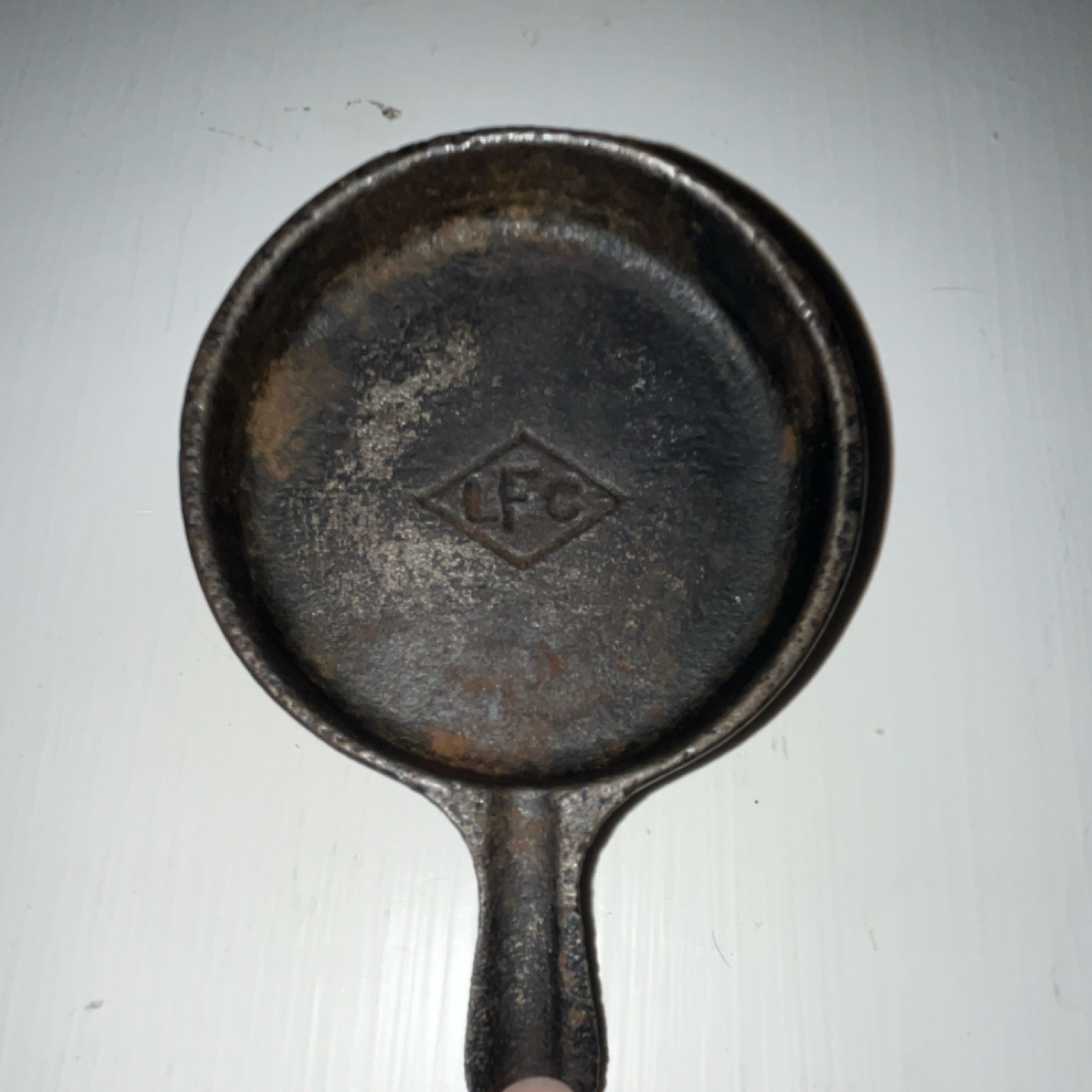 LFC Vintage Cast Iron Mini Skillet Pan Collectible Metalware Kitchen Decor