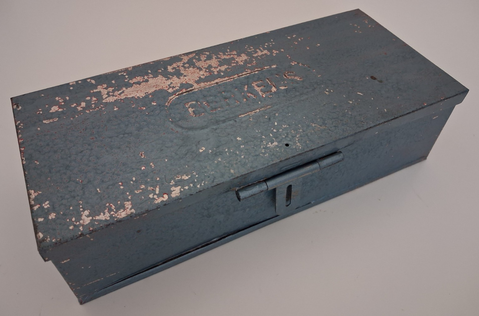 Vintage Berkel\'s Tin Service Parts Toolkit Tin Blue