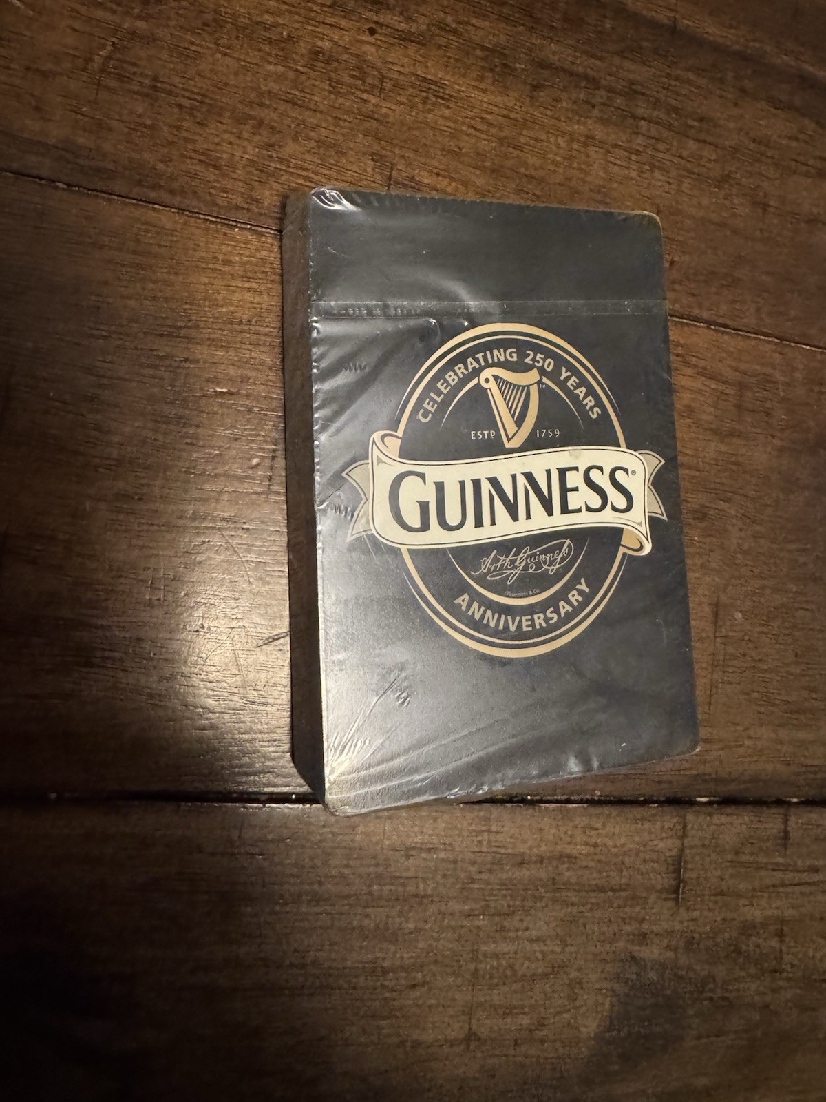 Guinness 250 Year Anniversary Playing Cards Deck - New Sealed Package
