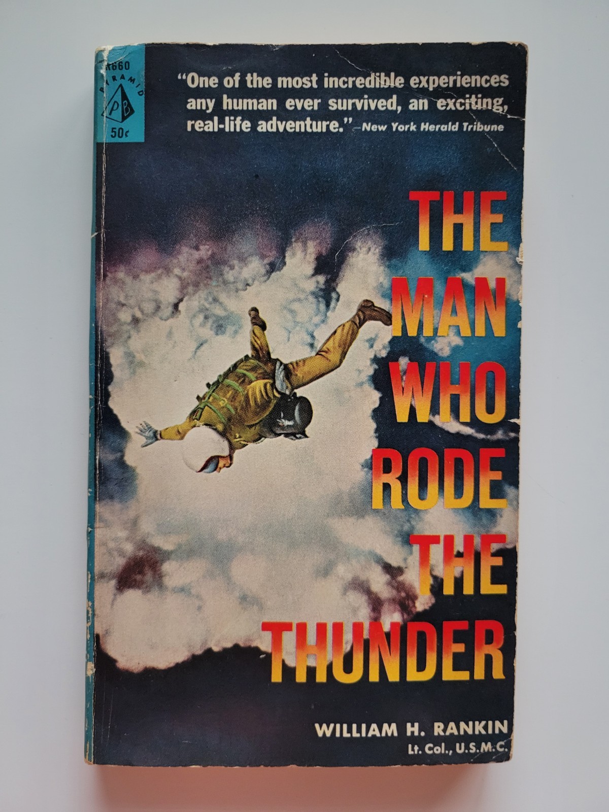 THE MAN WHO RODE THE THUNDER WILLIAM H. RANKIN PYRAMID BOOKS PAPERBACK VTG RARE