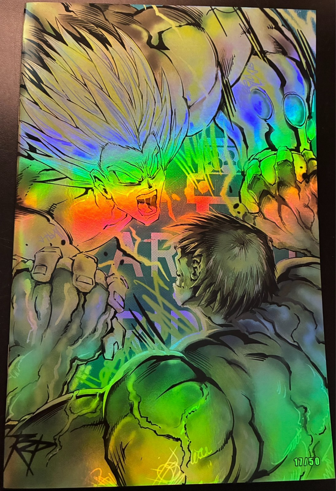 Fractured Realms Blind Bag Megacon 2026 RZP Broly vs. Hulk  Foil 17/50