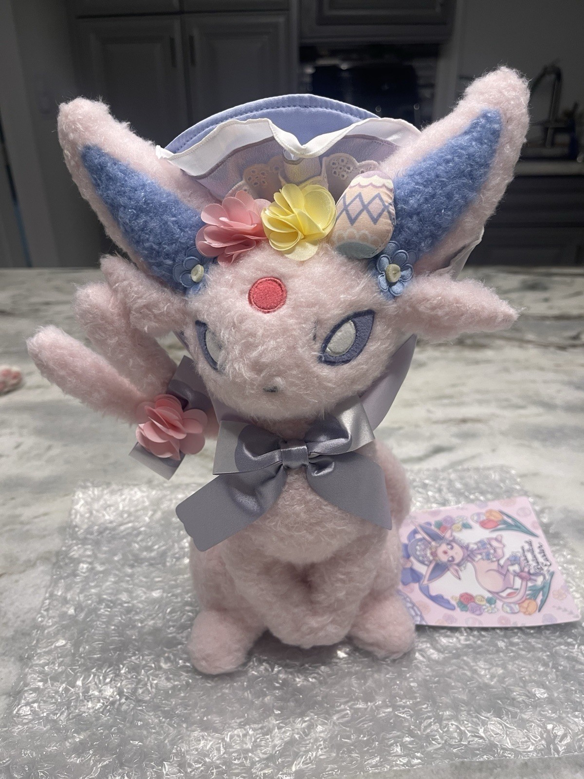 Pokemon Center Japan Botanical Easter Espeon Plush – Fancy Spring Limited NWT