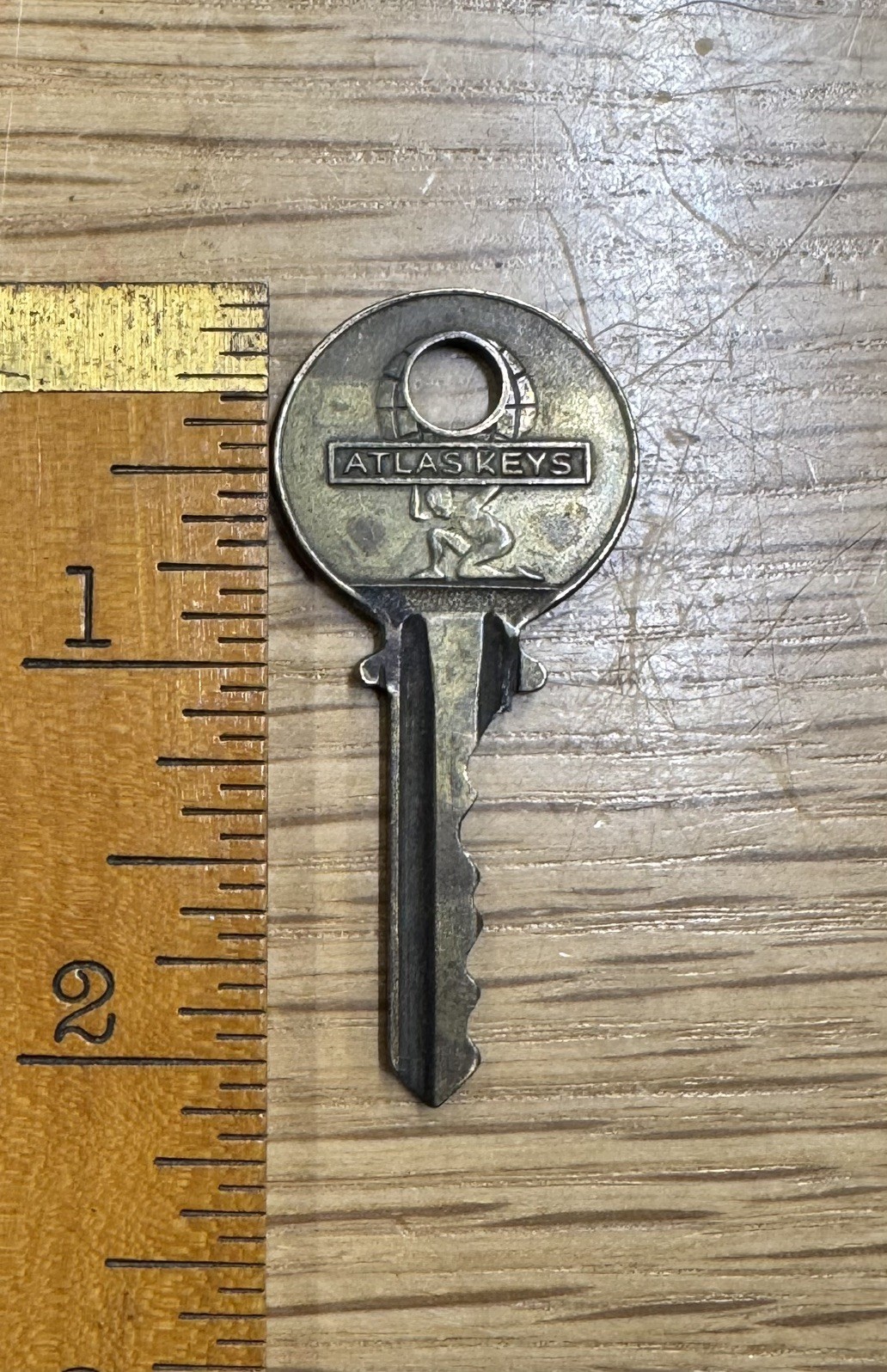 🌿 🗝️ Vintage ATLAS KEY CLEVELAND O. U.S.A. KEY A1
