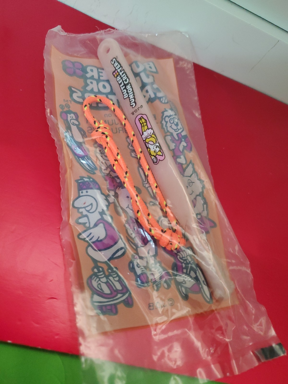 VTG Butler Junior Critters Halloween Toothbrush Friendship Bracelet Sealed Pack