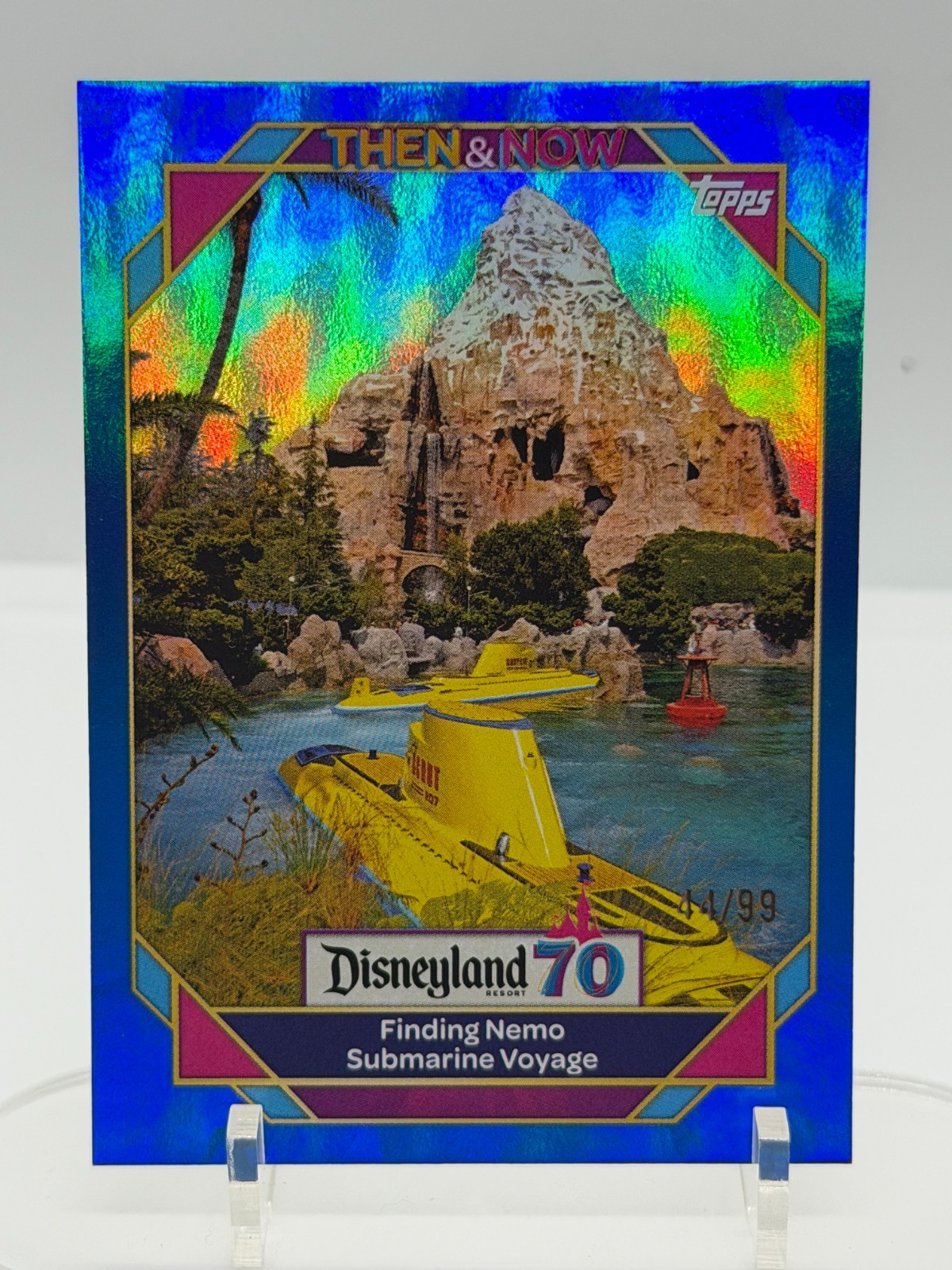 2025 Topps Disneyland 70th Then & Now #64 – Finding Nemo Submarine Voyage  44/99