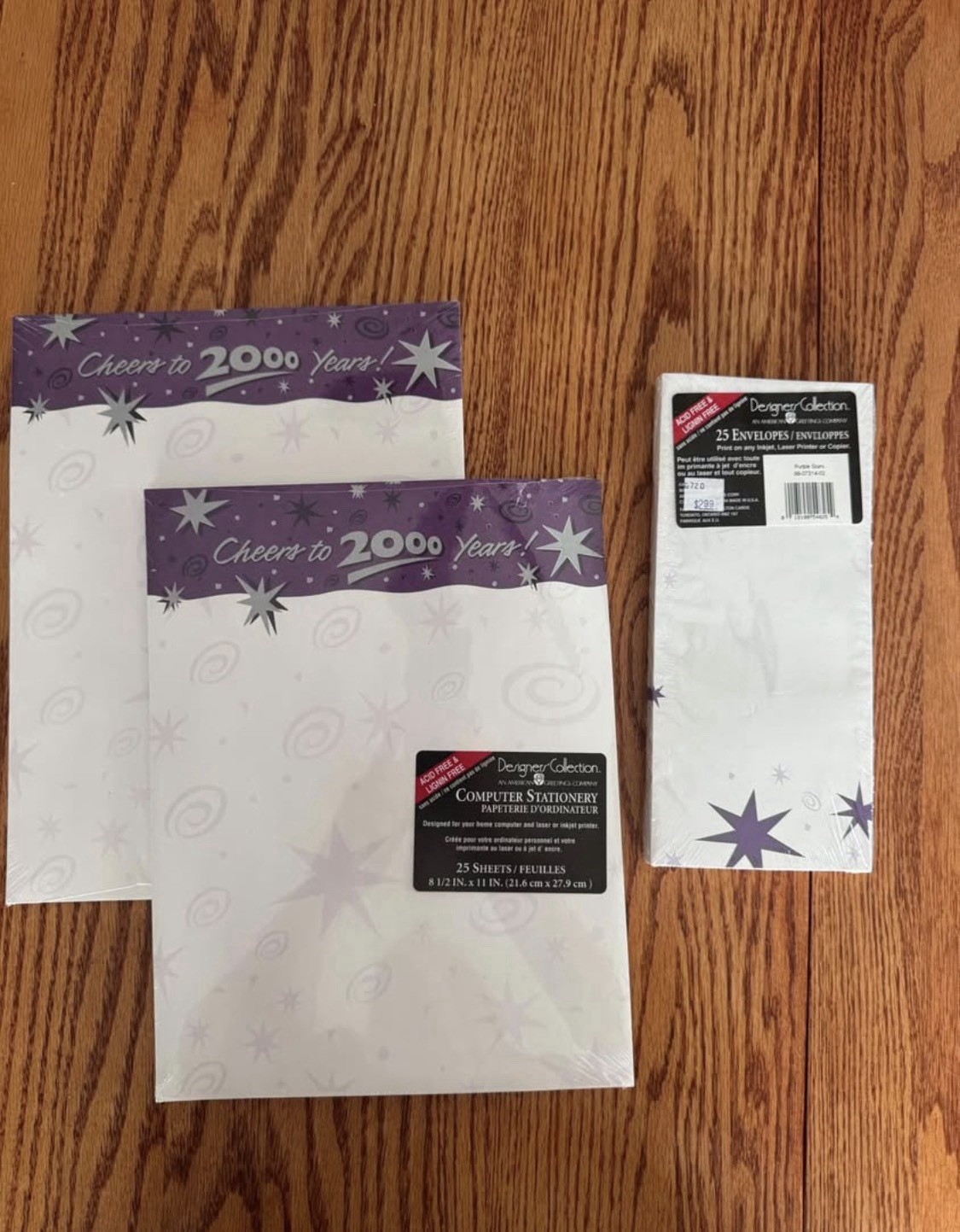 Cheers to 2000 Years Computer Stationery & Envelopes