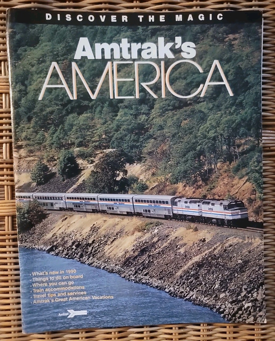 Amtrak's America  1990 DIscover the Magic