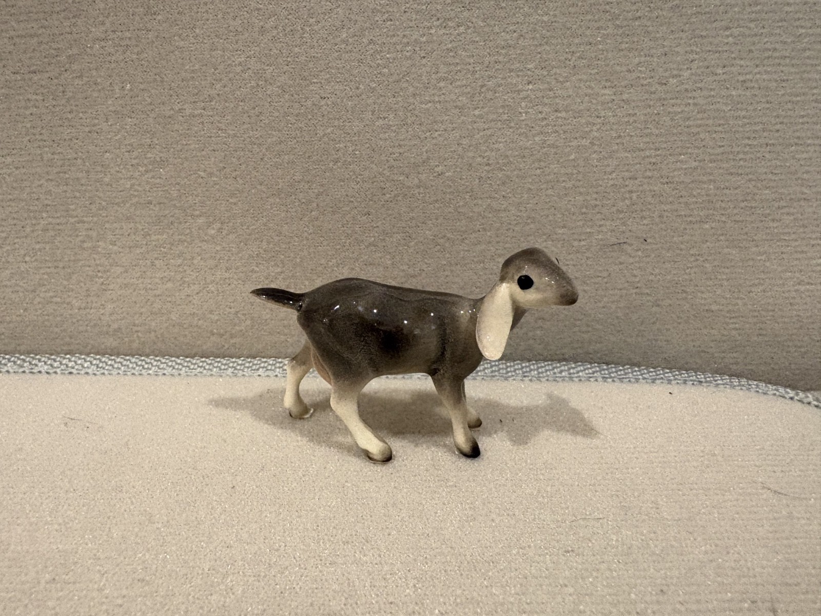 Retired Hagen Renaker Nubian Goat Mama Gray