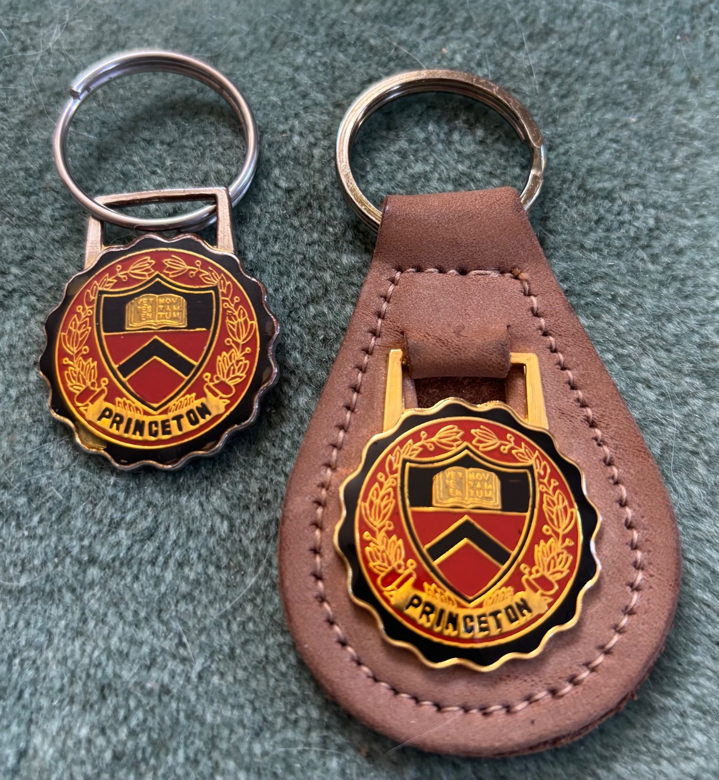 2 Princeton University Keychains from 1980s