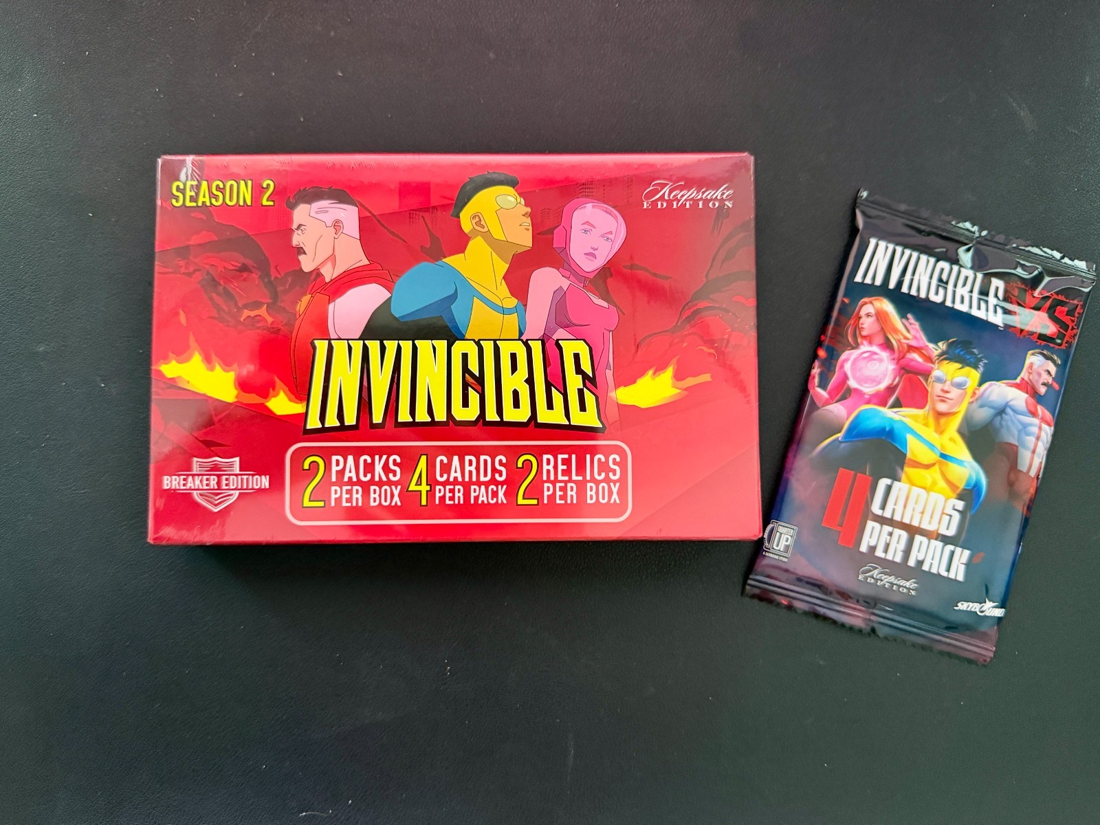2026 Invincible Season 2 Keepsake Premiere Breaker Edition Box + 1 pack