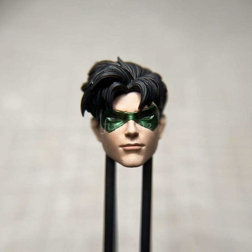 Custom Hand Painted 1/12 Red Robin Tim Drake Head Sculpt fit 6