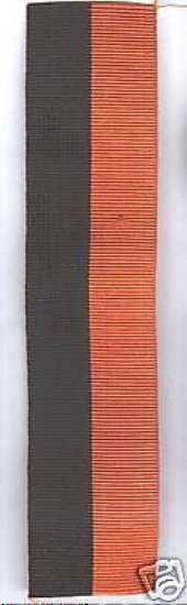 IRISH WAR BLACK & TAN MEDAL RIBBON 1917/1921 12 INCHES IRISH WAR BLACK & TAN MEDAL RIBBON 1917/1921 12 INCHES