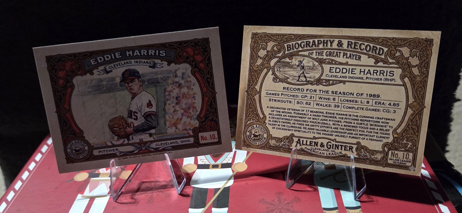 Eddie Harris Major League Custom Art  Trading Card 