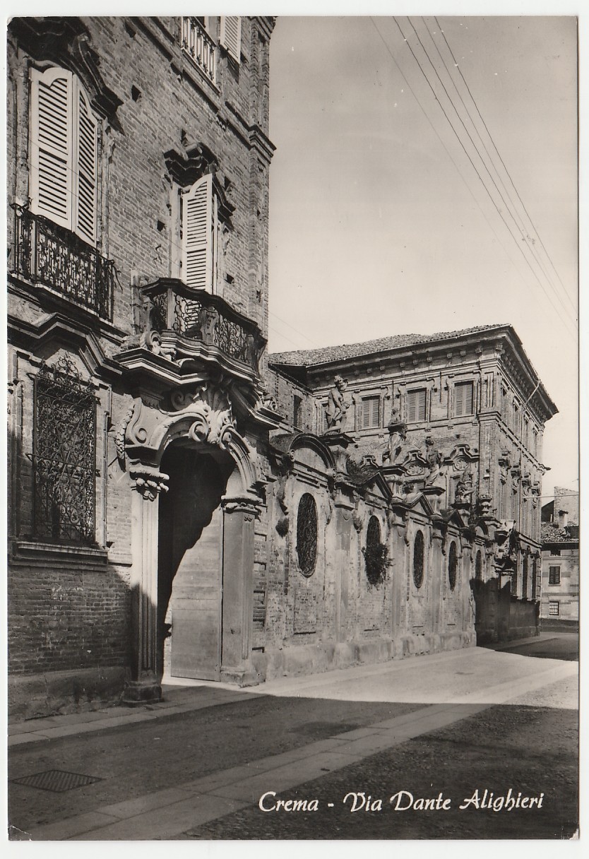 CREAM - CREMONA - VIA DANTE ALIGHIERI - TRAVEL 1956 -33108-
