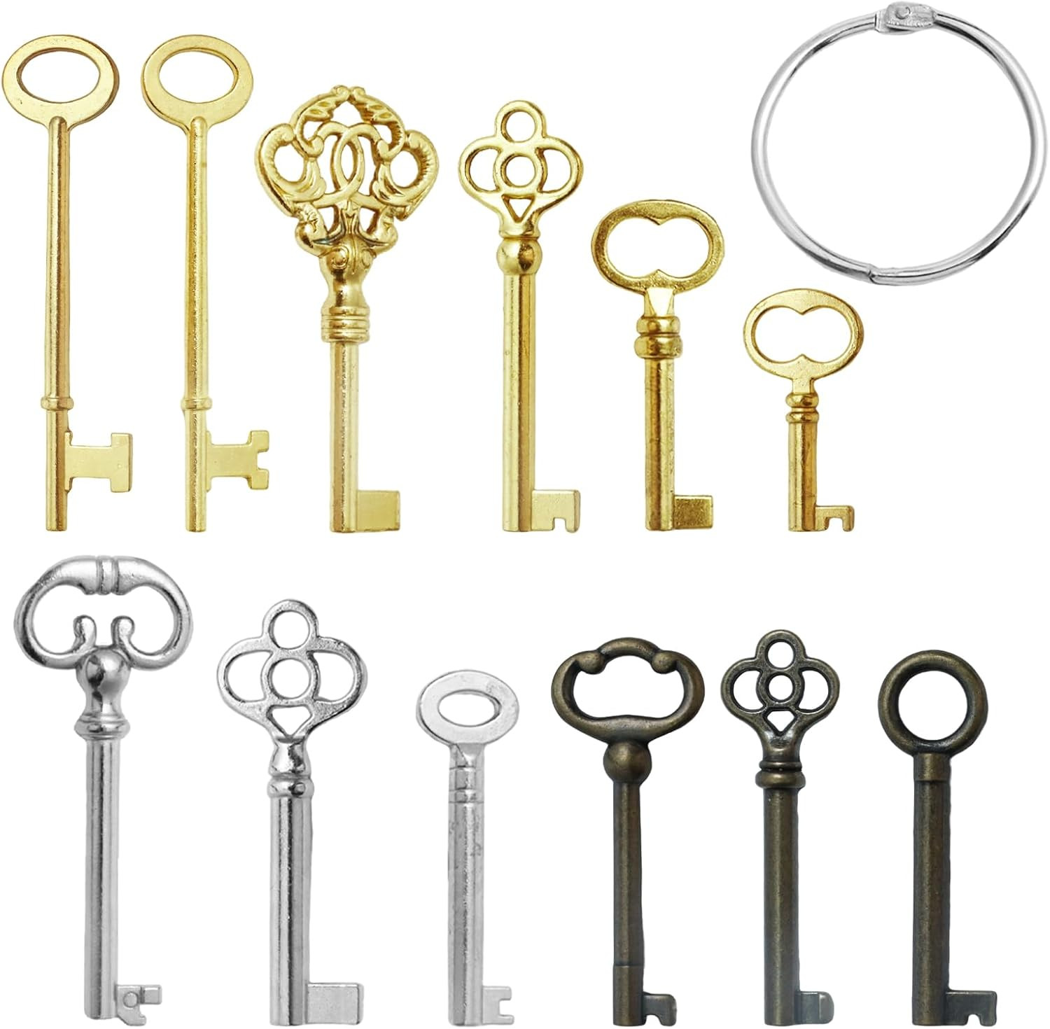 Universal 12PC Skeleton Key Set for Antique Furniture Universal 12PC Skeleton Key Set for Antique Furniture
