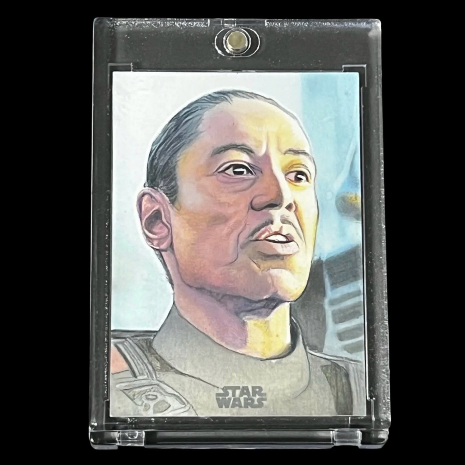 2022 Topps Star Wars Chrome Beskar THE MOFF GIDEON 1/1 Sketch Carlos Cabaleiro
