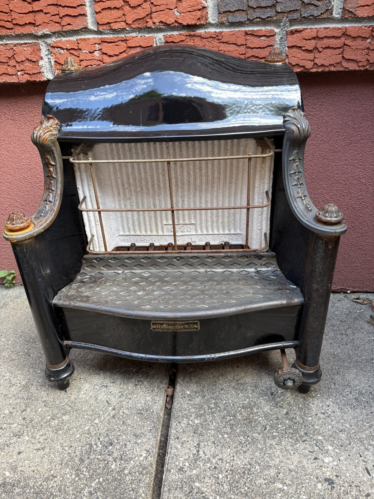 Antique Heater Humphrey Radiantfire No. 20 Radiant Fire 