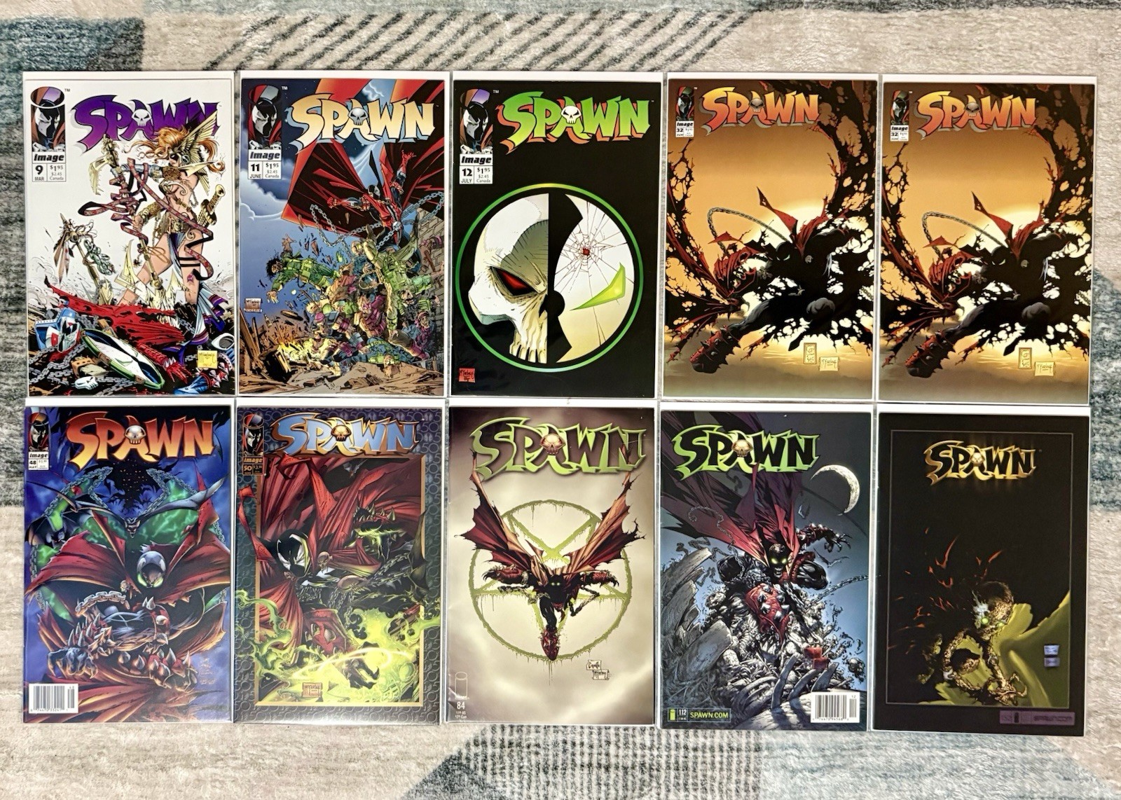 Spawn Comics- Lot of 10 Issues (Image Comics) Todd McFarlane Spawn Comics- Lot of 10 Issues (Image Comics) Todd McFarlane