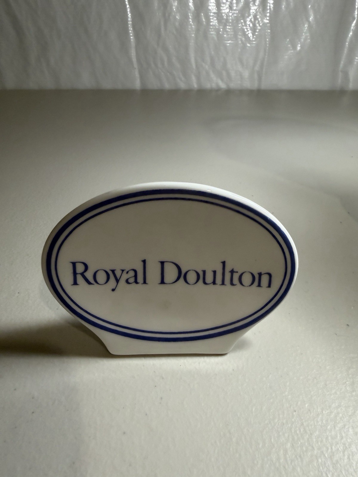 Vintage Royal Doulton Ceramic Dealer / Display Plaque Sign