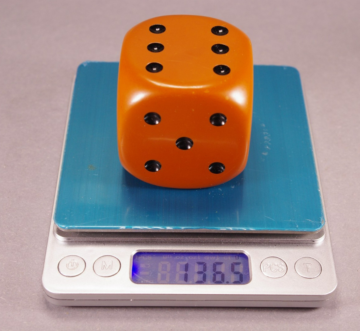 Vintage Bakelite Catalin Dice Pen Holder Desk Accessory Tested Simichrome 136g