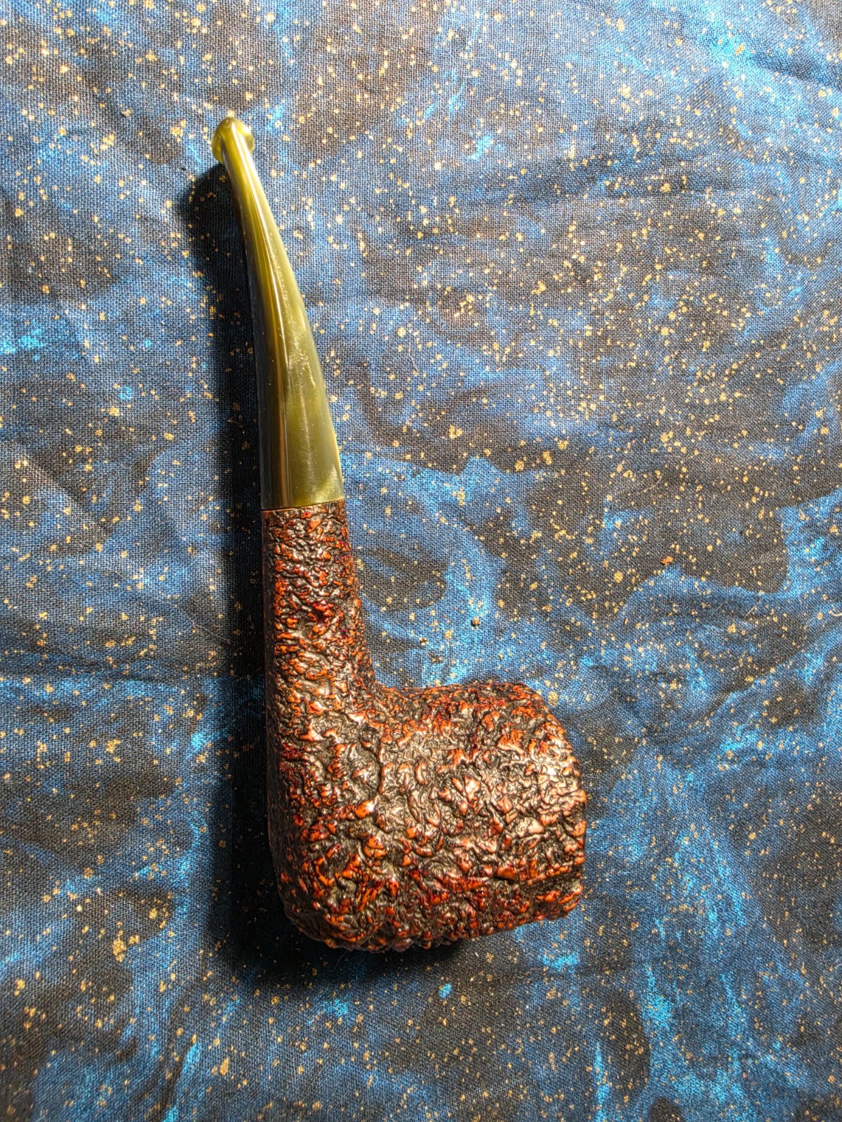 Vintage Castello Sea Rock KKK 19 Carlo Scotti Zulu Billiard Pipe